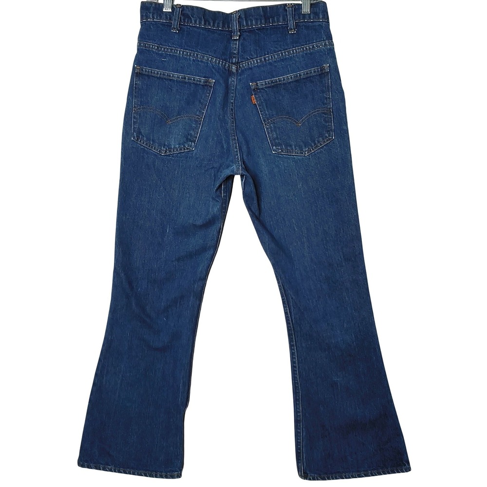 Vintage 70s‎ Levis 646 Bell Bottom Jeans Mens 29x28 Blue Orange Tab Flare 1978
